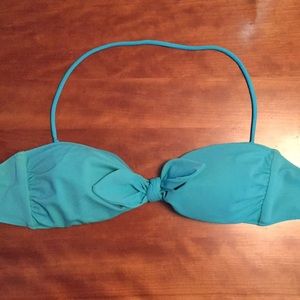 Victoria’s Secret Blue Bandeau Swim Top